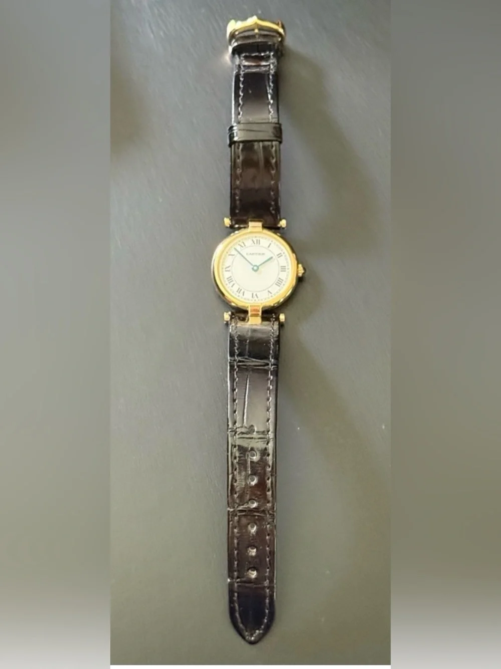 Cartier vintage woman’s 18KT gold watch